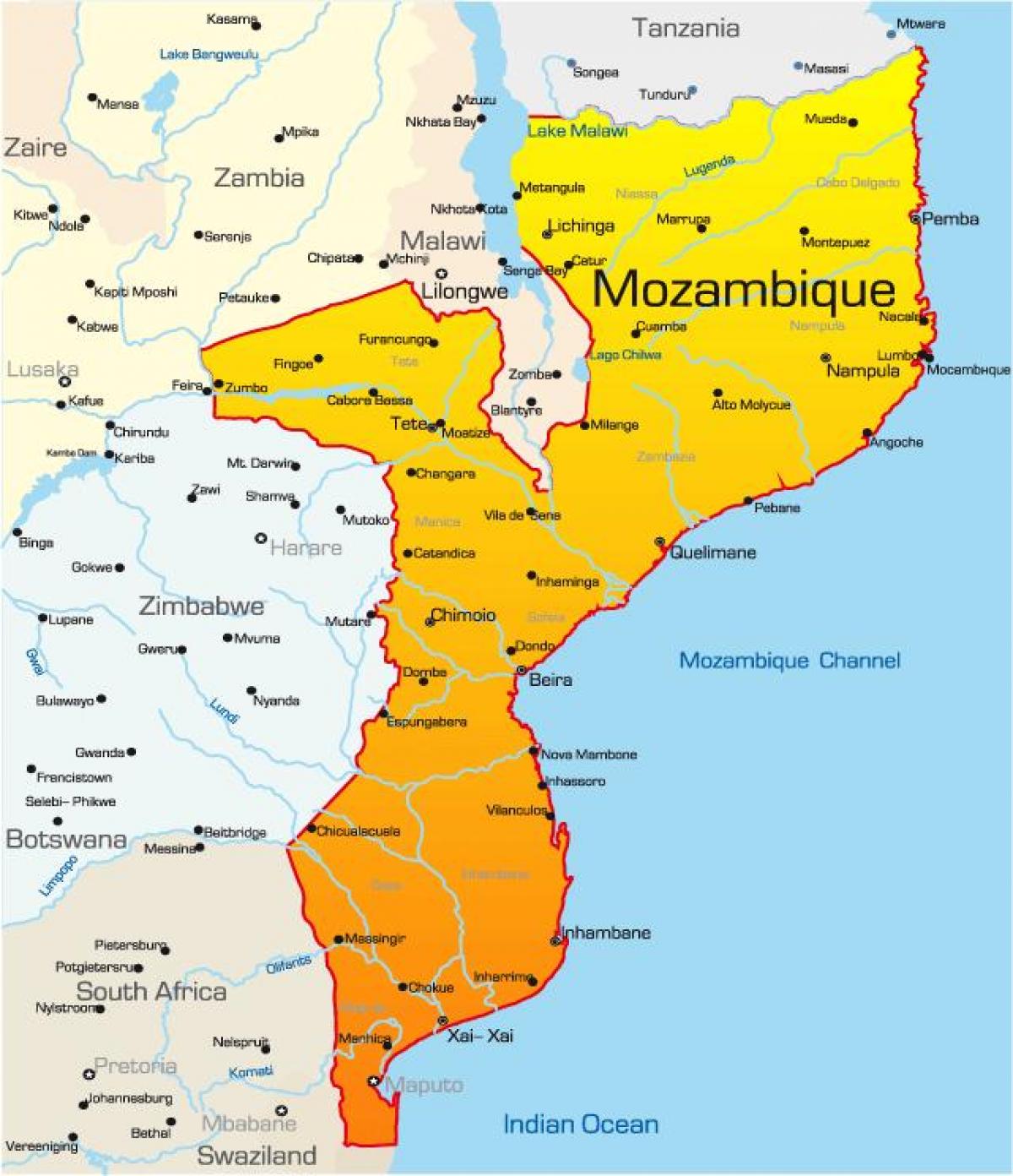 kart Mozambik