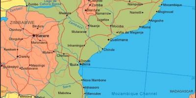 Kart sahil Mozambik 