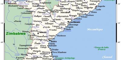 Şəhərin xəritəsi Mozambik 